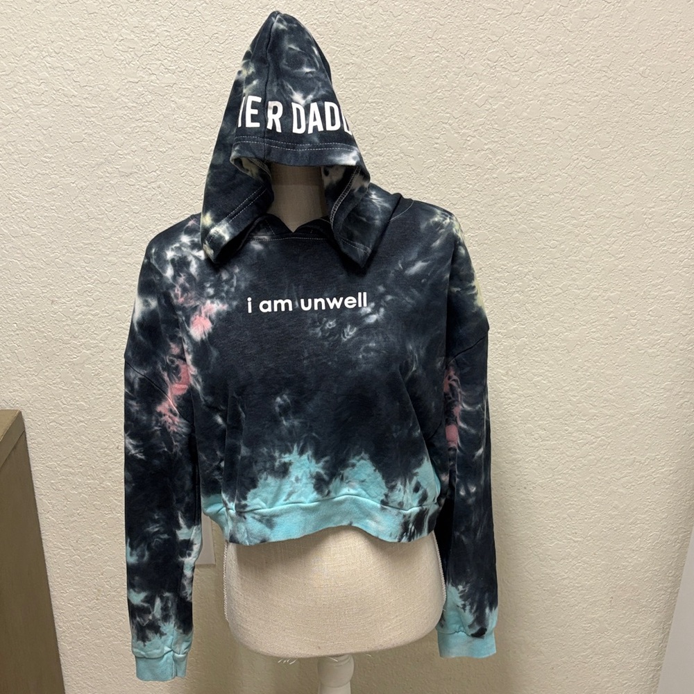 Barstool Sports Call her Daddy Tie-Dye Cropped Hoodie Size XL - Picture 9 of 14